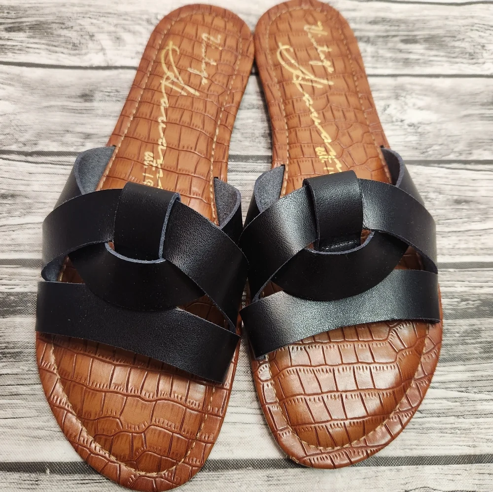 Vintage Havana Black  Sandals‎